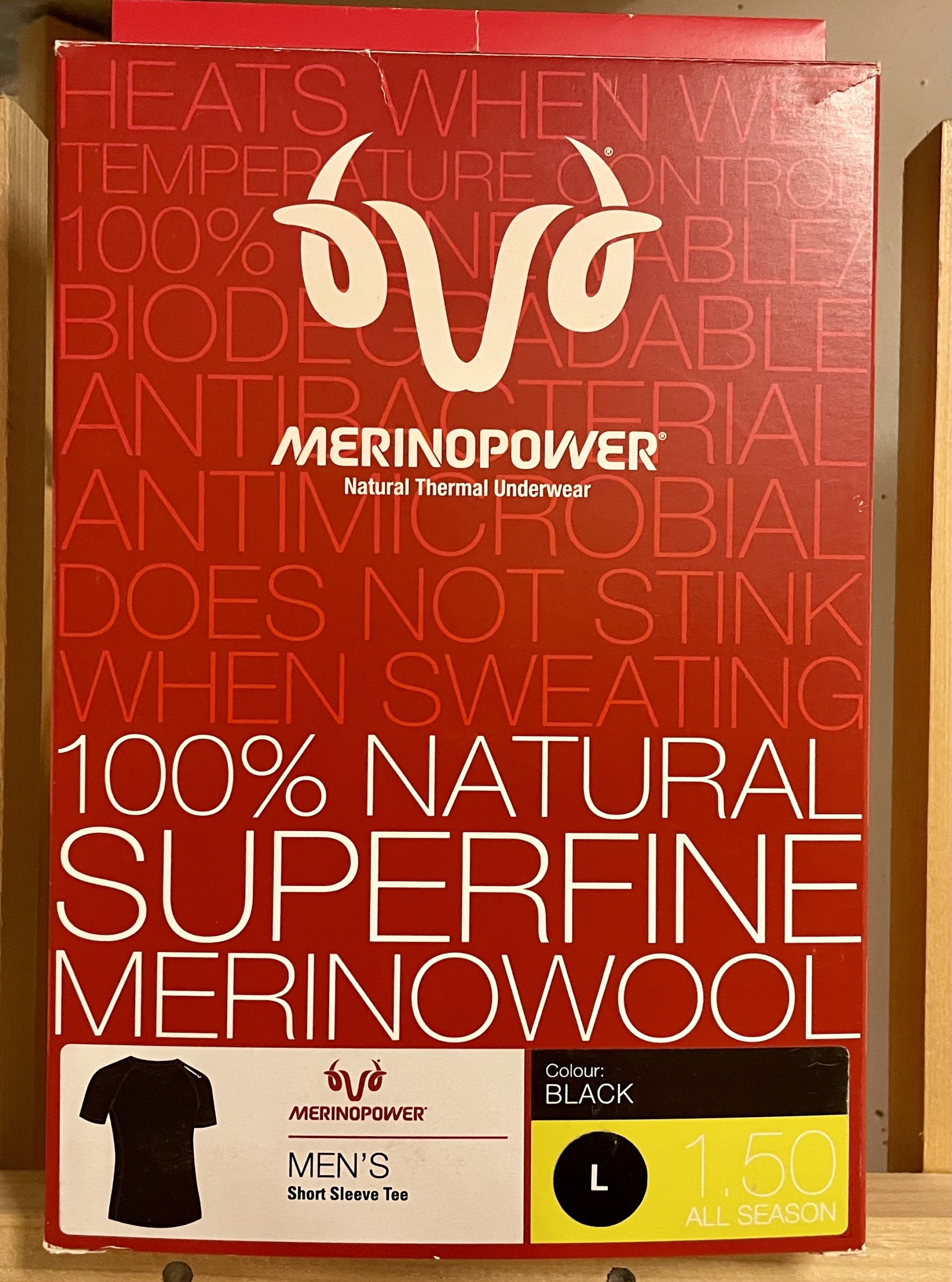 SOUS VETEMENT MÉRINOS homme m